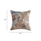 20 inch natural cotton throw pillow