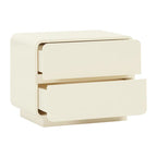 28 inch 2 drawer bedside table