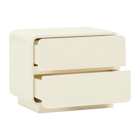 28 inch 2 drawer bedside table