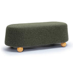 48 inch imitation mohair large footstool