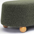48 inch imitation mohair large footstool