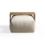 54 inch high performance woven footstool with bridge table