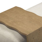54 inch high performance woven footstool with bridge table