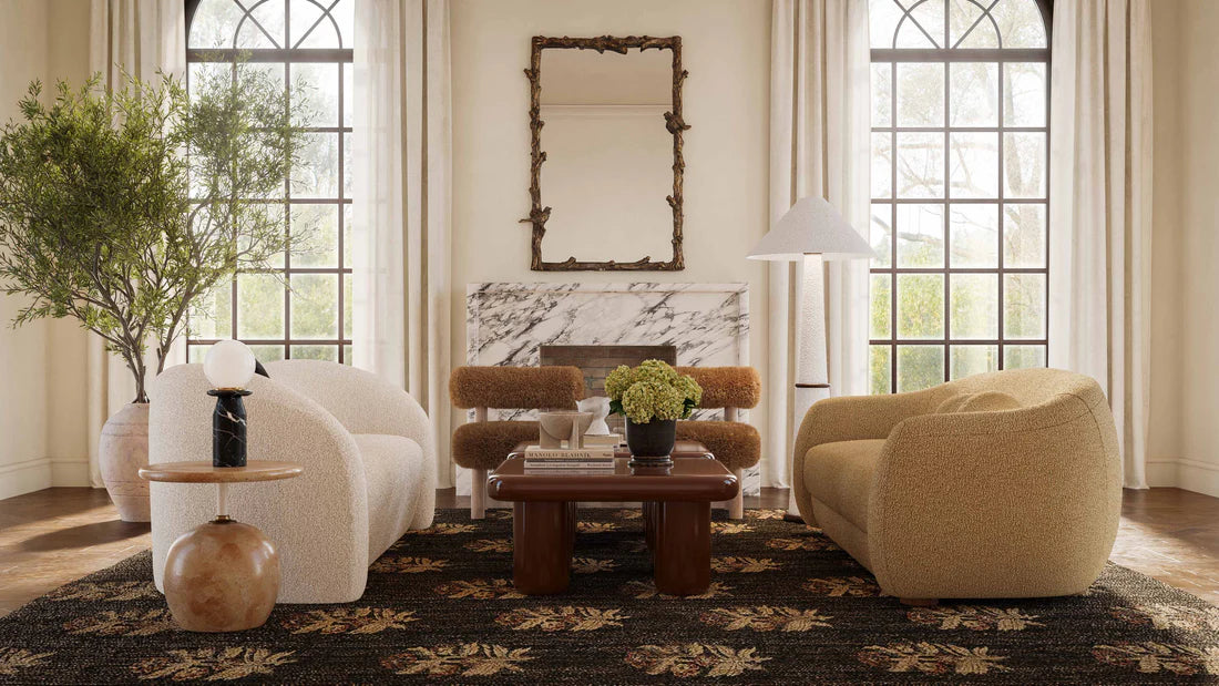 80 inch commercial-grade loop pile sofa