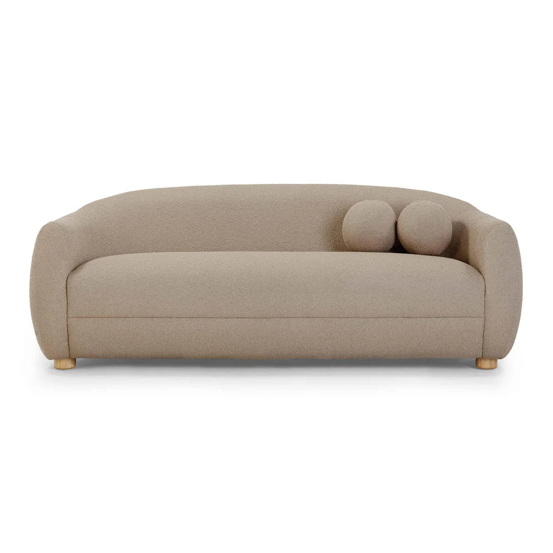 80 inch commercial-grade loop pile sofa