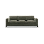 91 inch chenille solid wood sofa