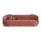 92.5 inch textured velvet sofa