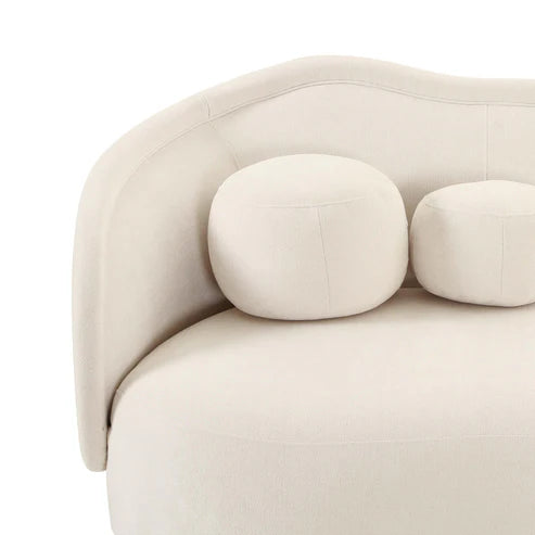 92.5 inch textured velvet sofa
