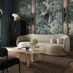 92.5 inch textured velvet sofa