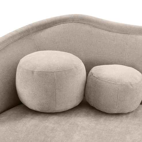 92.5 inch textured velvet sofa