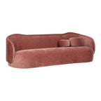 92.5 inch textured velvet sofa