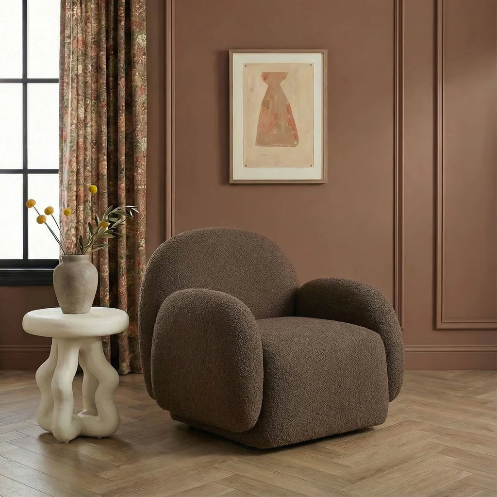 Business terry fur fur chair