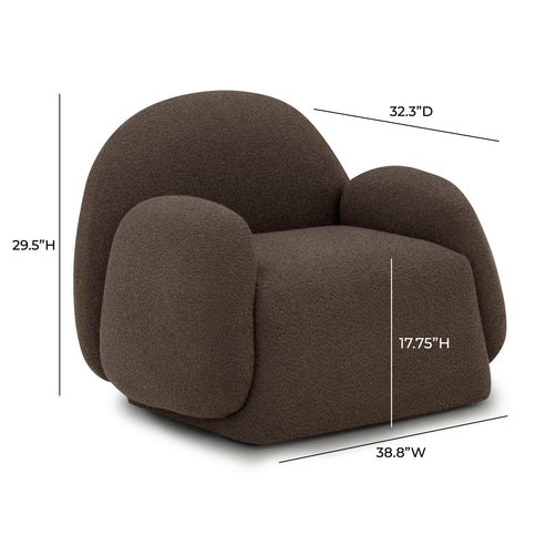 Business terry fur fur chair