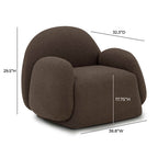 Business terry fur fur chair