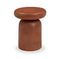 Concrete indoor outdoor side tables