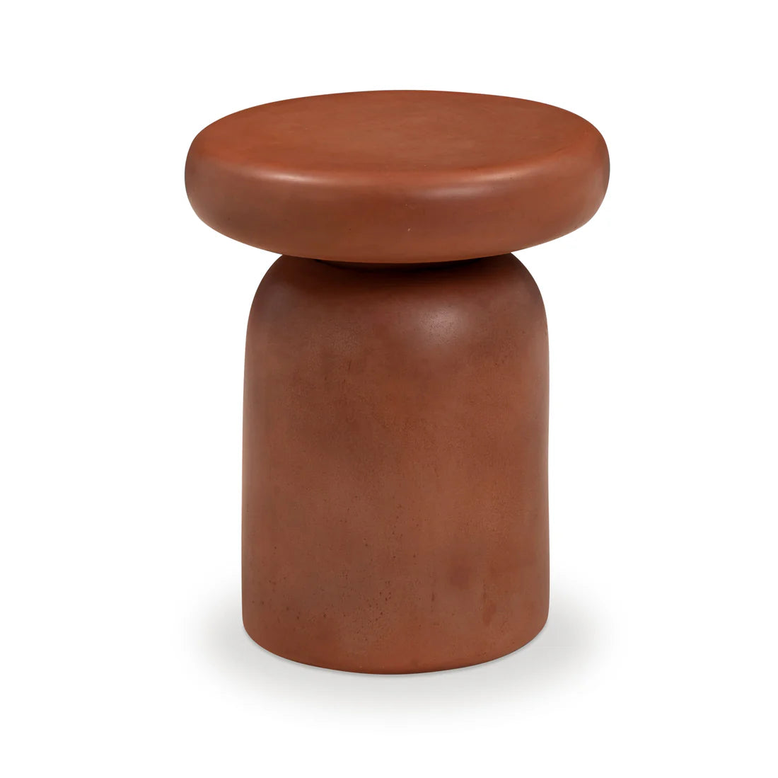 Concrete indoor outdoor side tables