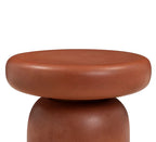 Concrete indoor outdoor side tables