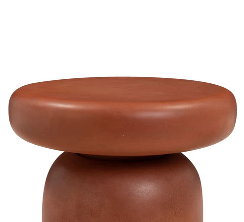Concrete indoor outdoor side tables