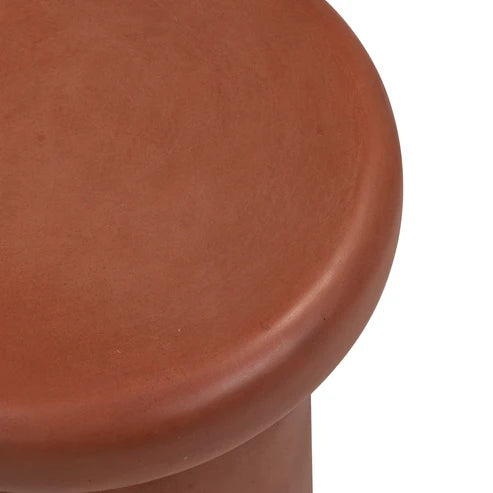 Concrete indoor outdoor side tables