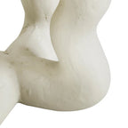 Cream textured side table
