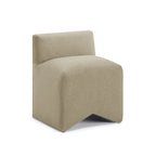 Eco friendly faux mohair light luxury casual low stool