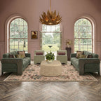 Eco friendly faux mohair light luxury casual low stool