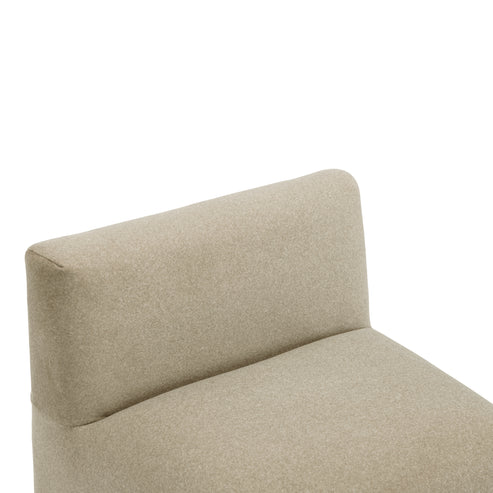 Eco friendly faux mohair light luxury casual low stool