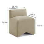 Eco friendly faux mohair light luxury casual low stool