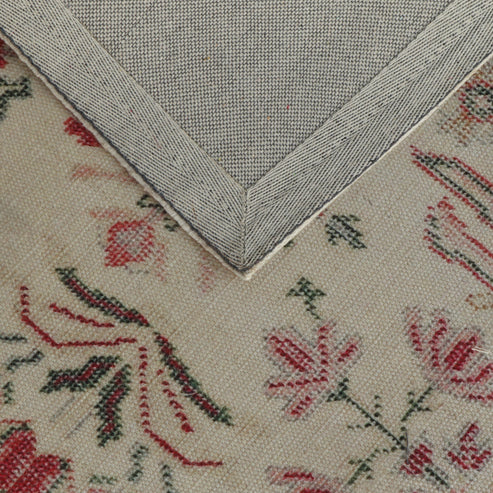 Hand woven wool rug 5'X8'