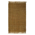 Light brown jute carpet