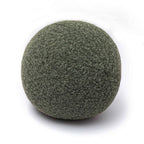 Long haired mohair pom pom cushion (9-14 inches)