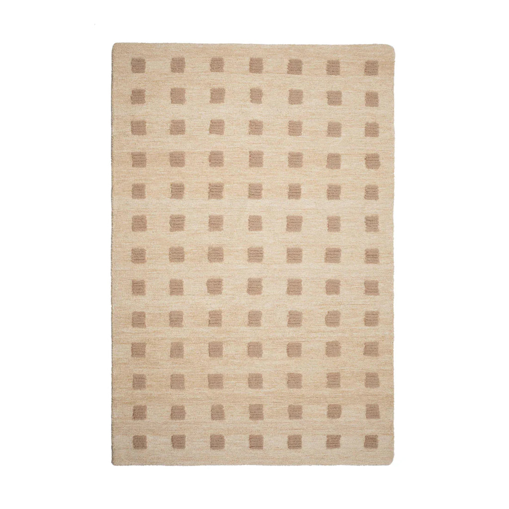 Natural handmade tufted carpet