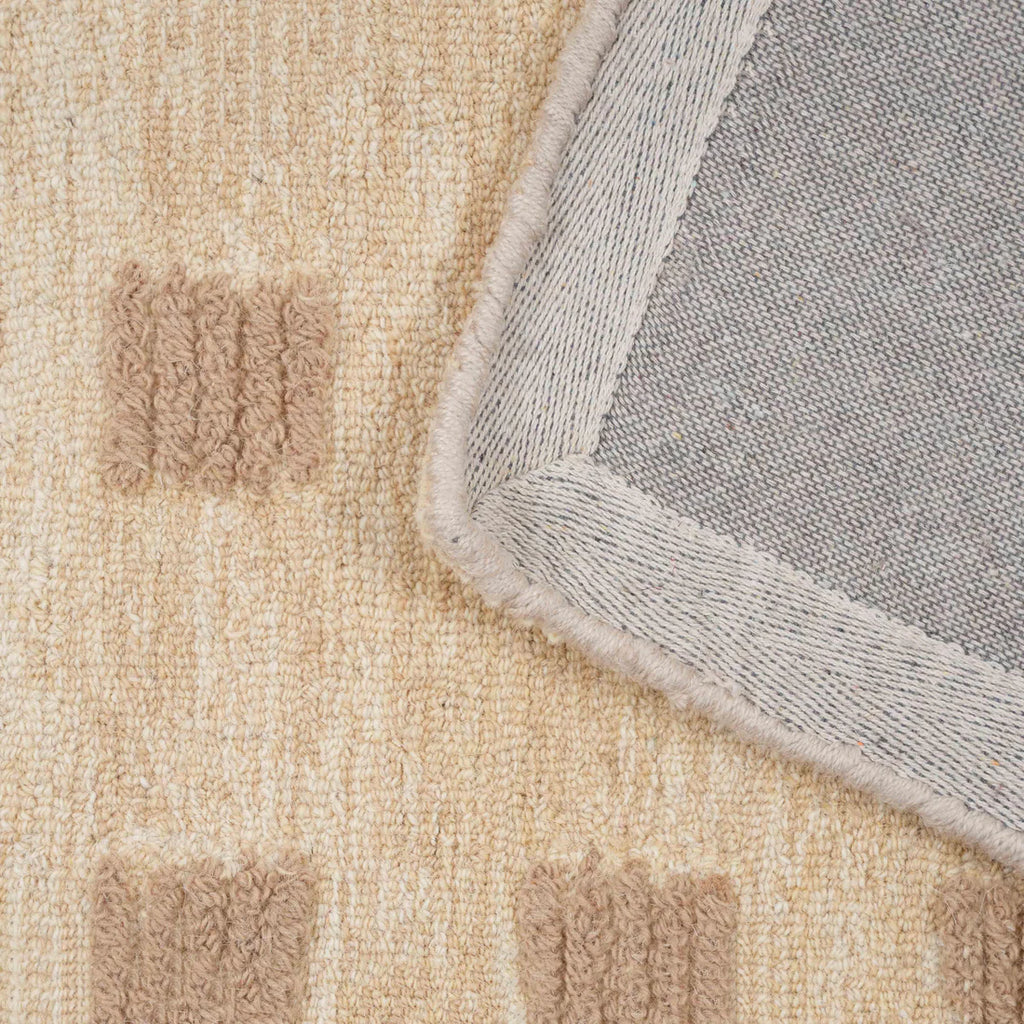 Natural handmade tufted carpet