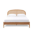 Natural rattan bed