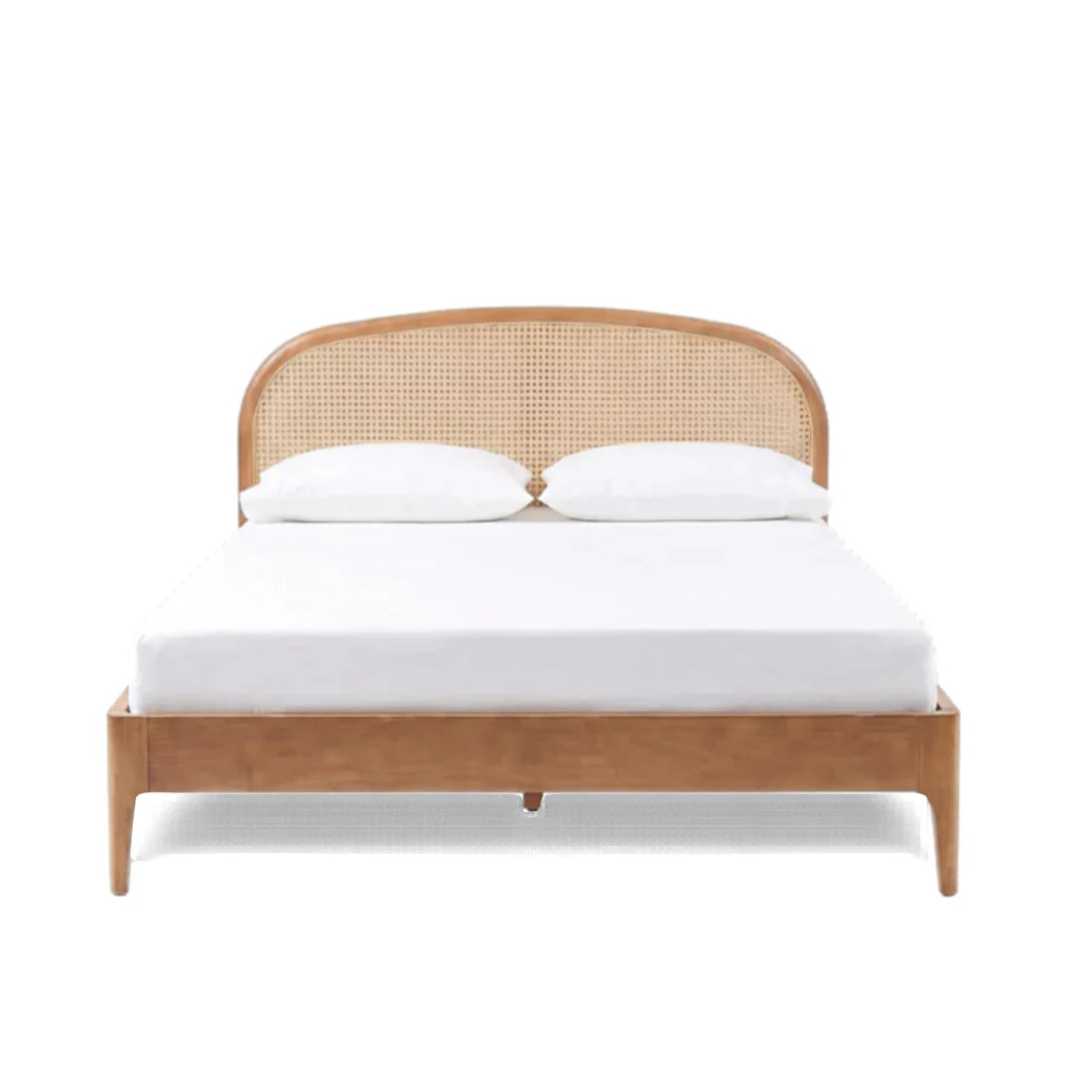 Natural rattan bed