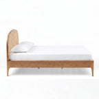 Natural rattan bed