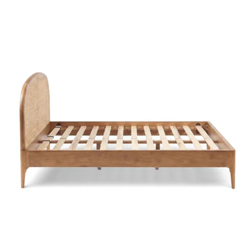 Natural rattan bed
