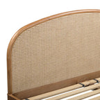 Natural rattan bed