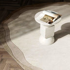 Organic wool rug
