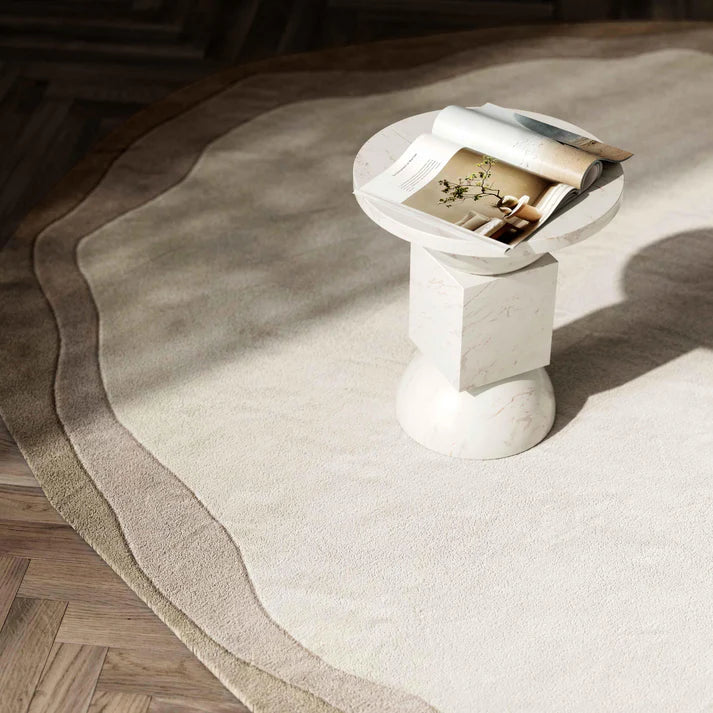 Organic wool rug