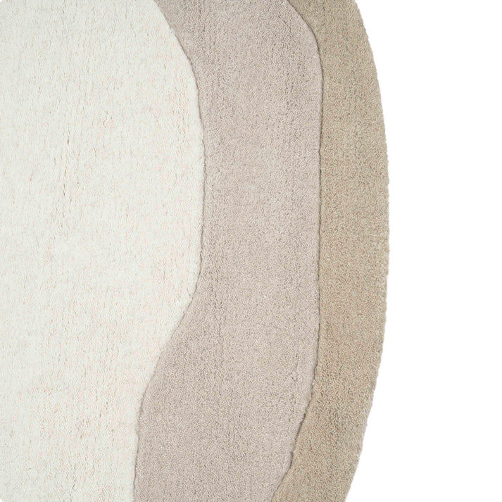 Organic wool rug