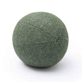 Textured woven spherical throw pillow (9-14 inches)