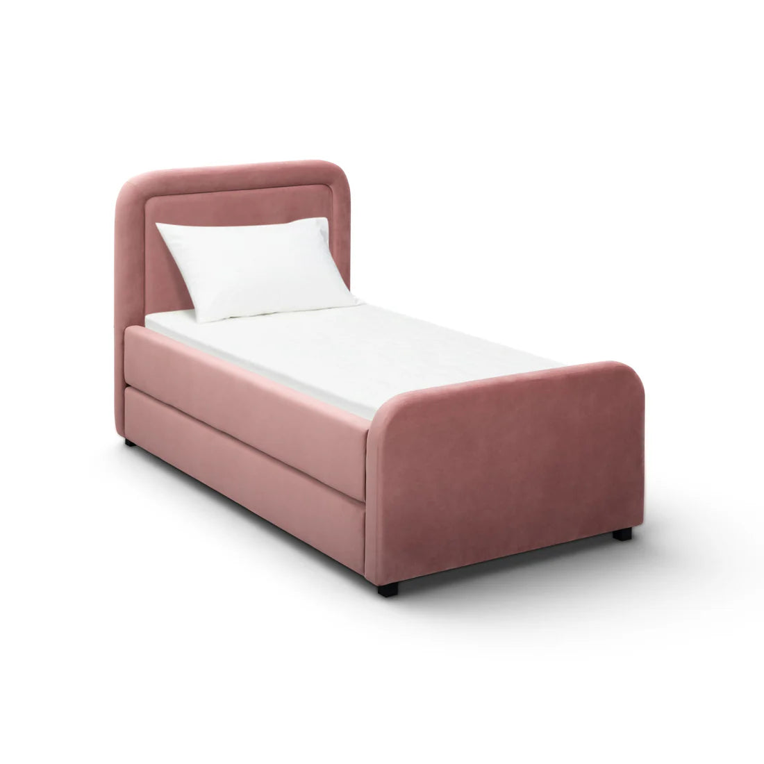 Velvet single pull out bed frame