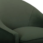 Velvet lounge chair