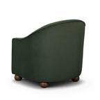 Velvet lounge chair