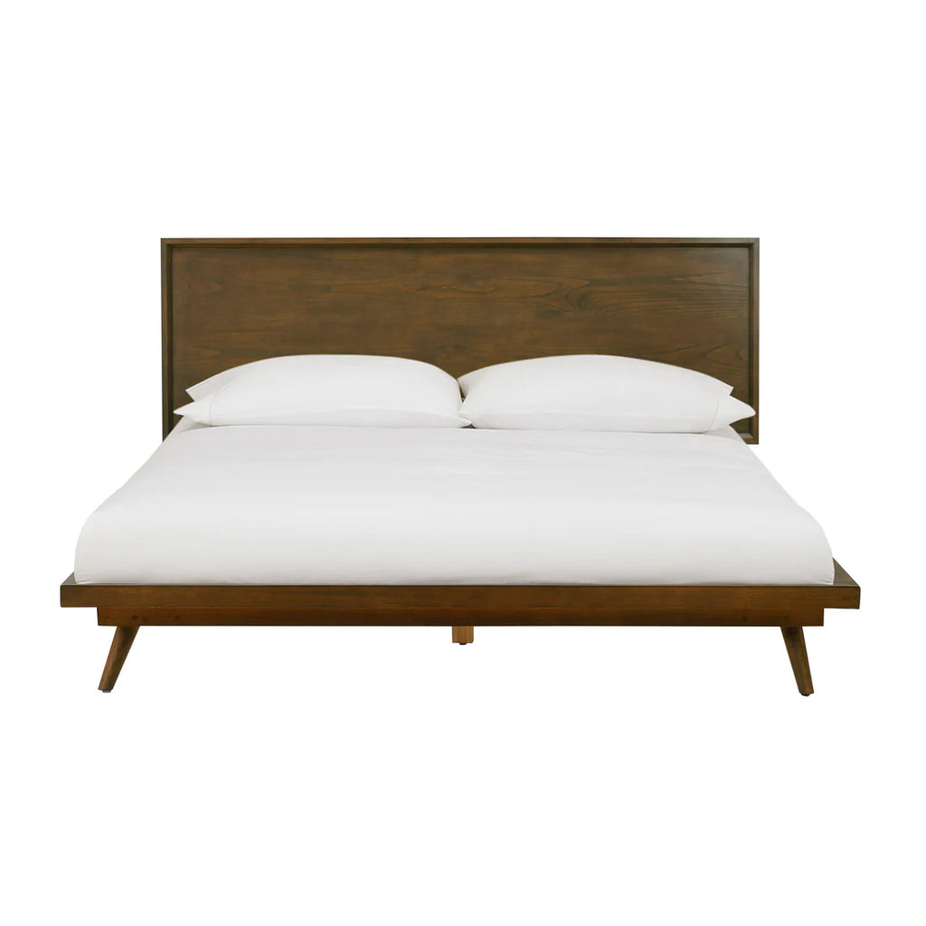 Walnut platform bed