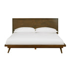 Walnut platform bed