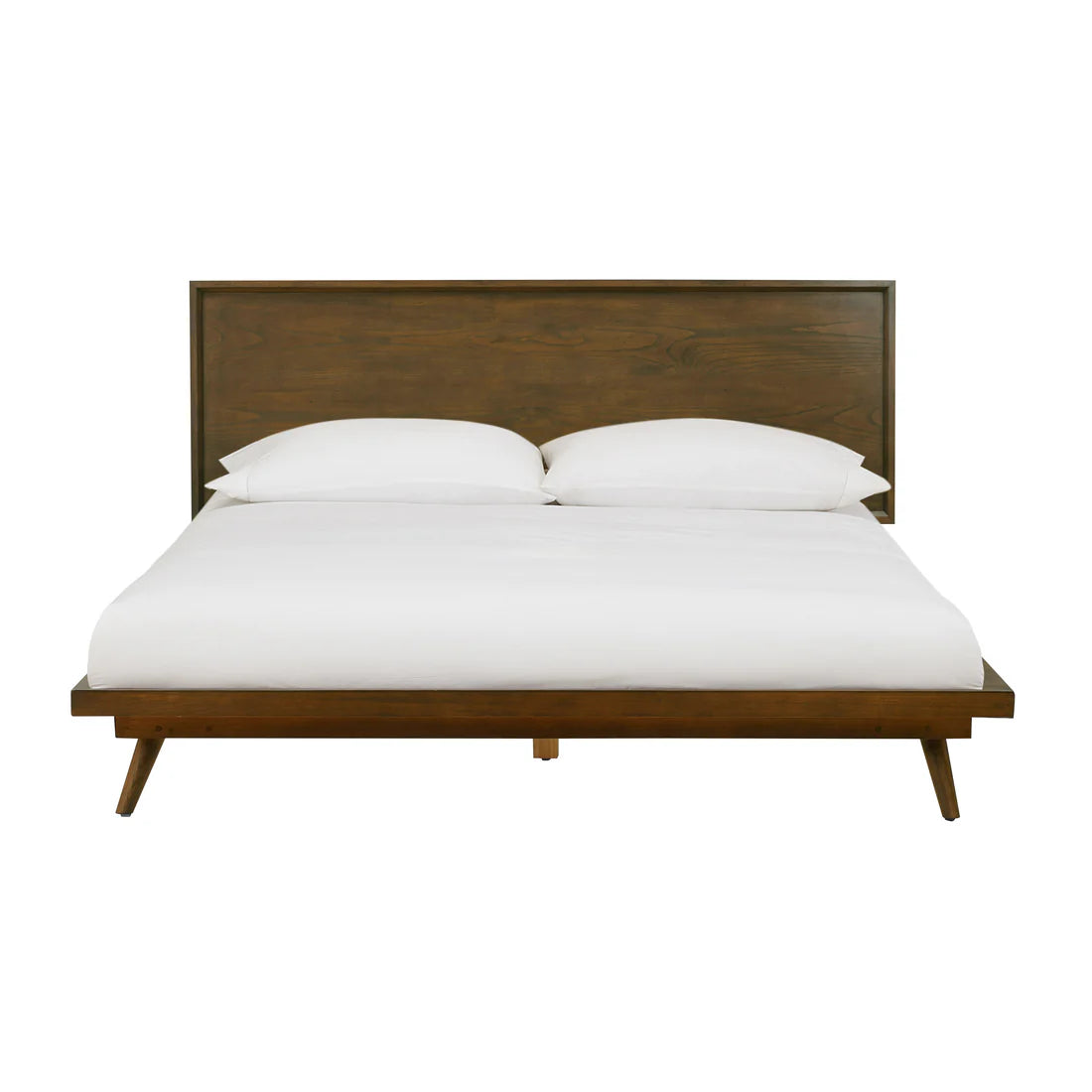 Walnut platform bed