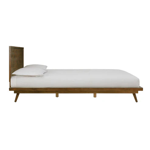 Walnut platform bed