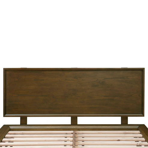 Walnut platform bed